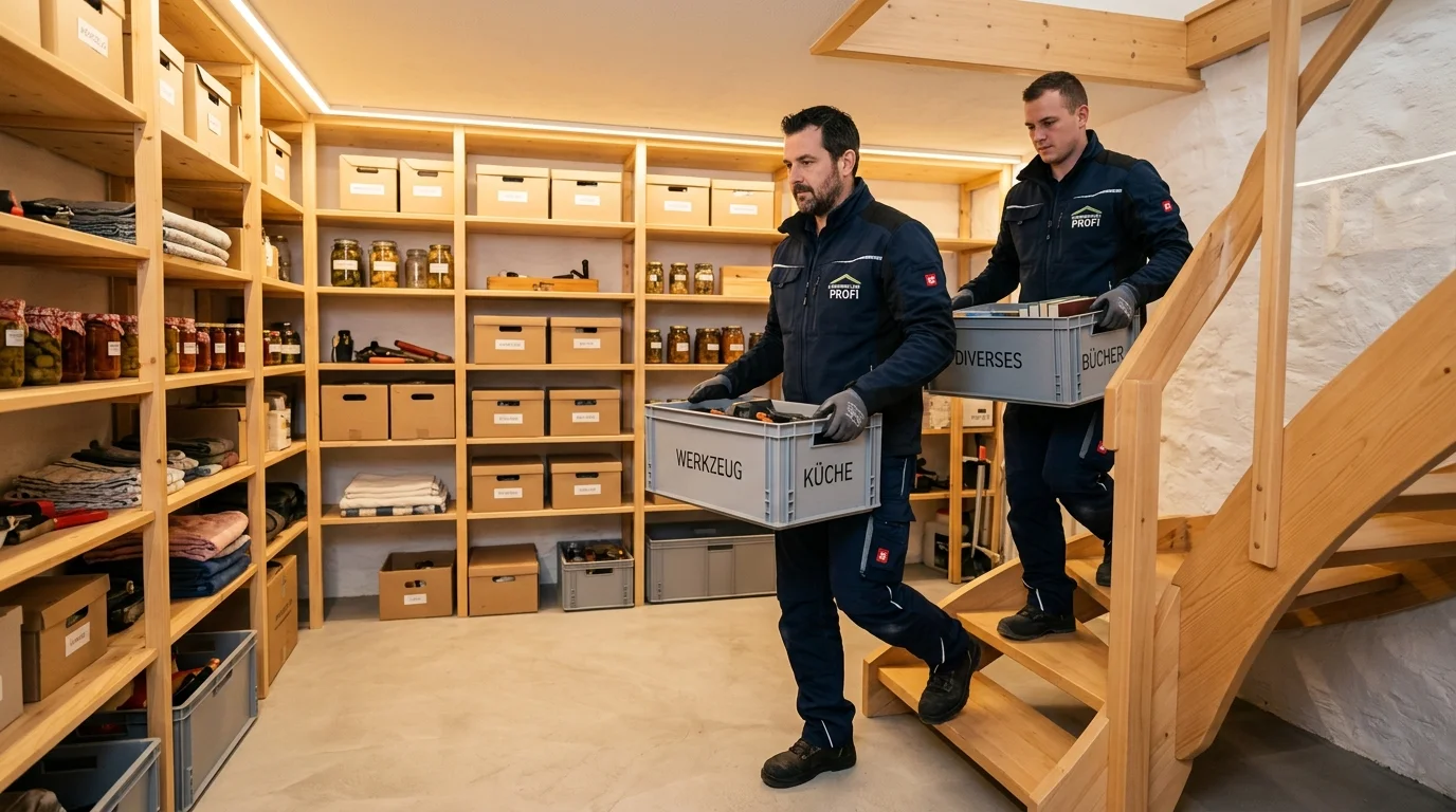 Kellerräumung in Wien-Meidling